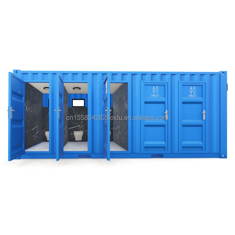 Customized Color Prefab Mobile Portable Bathroom Toilet for Outdoor Container House Units from Direct 's Modern Modular