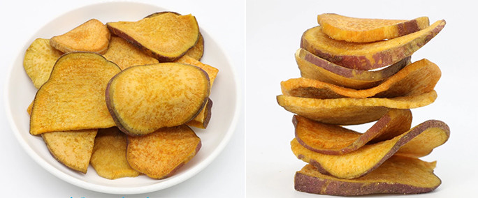 Sweet Potato Vegetable Chips Making Machine High Performance Capacity 50kg/ Batch