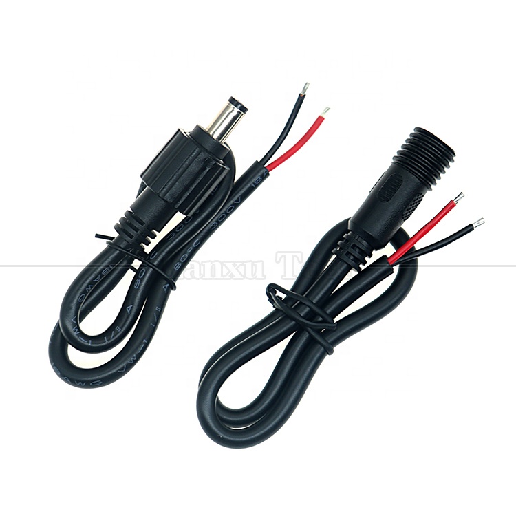 Waterproof IP68 IP67 Male to Female 5.5X2.1mm 5.5x2.5mm 3.5x1.35mm Jack DC Power Extension Cable