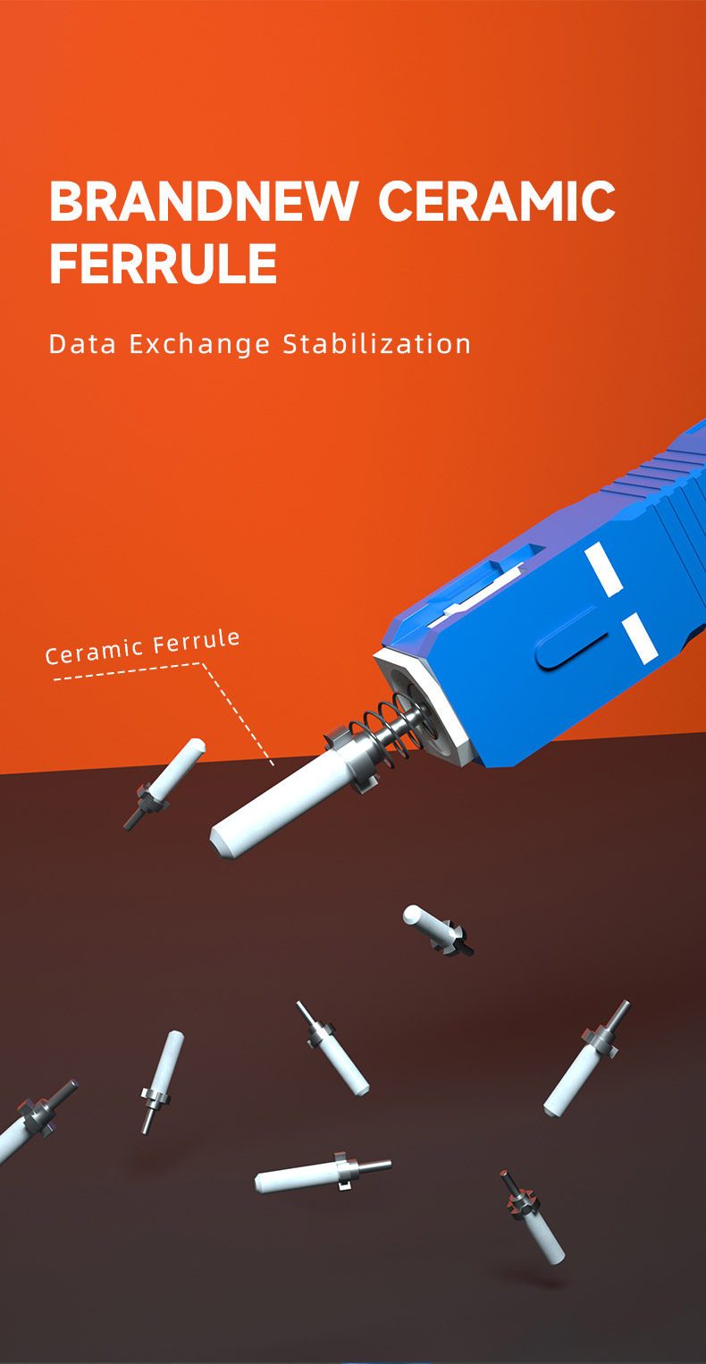Single Mode ST/UPC-SC/UPC 3.0mm 1Core Fiber Optic Patch Cord for High Durability FTTH