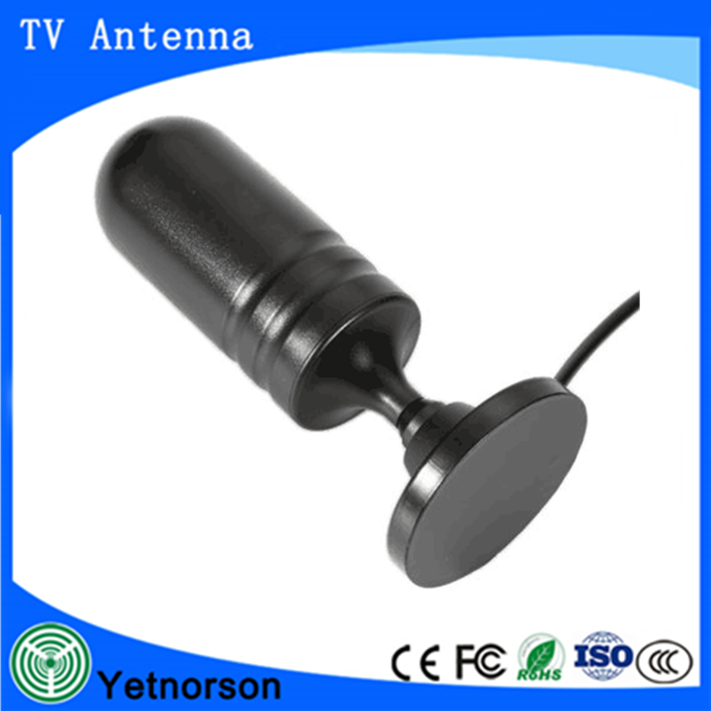 Indoor Marine Satellite DVB-T2 High Gain UHF Digital Car Magnetic ISDB-T Passive TV Antenna with TS9 Connector