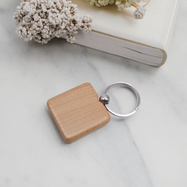 Handcrafted Various Styles Wood Keychains Finest Quality for Decoration