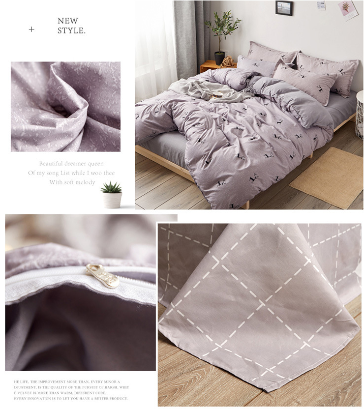 400TC Aloe Vera Cotton Bedding Set The Ultimate Choice for Nondisposable Comfort