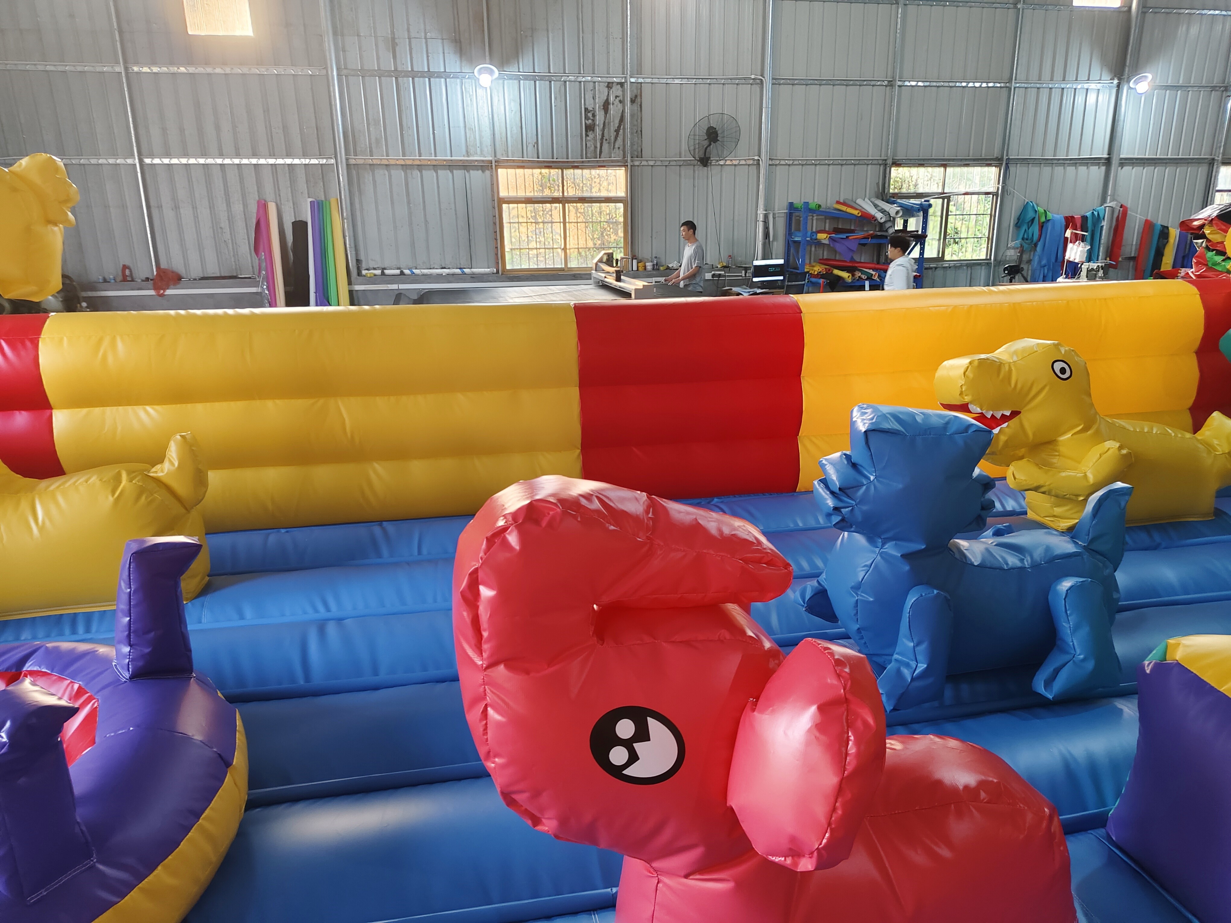 Custom Kitty Cat Doraemon Inflatable Play City Inflatable House Slide Castle For The Kids