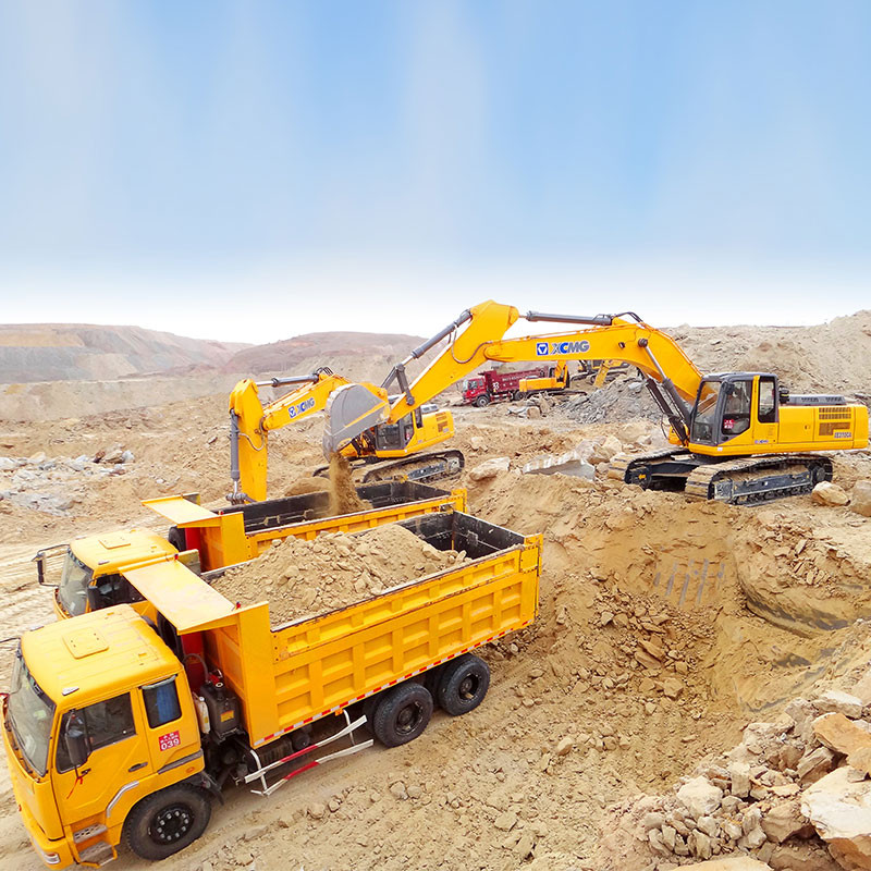 XE 200D XCMG Hydraulic Crawler Excavator With 21T Weight And 0x3M3 Bucket Capacity Weichai Engine