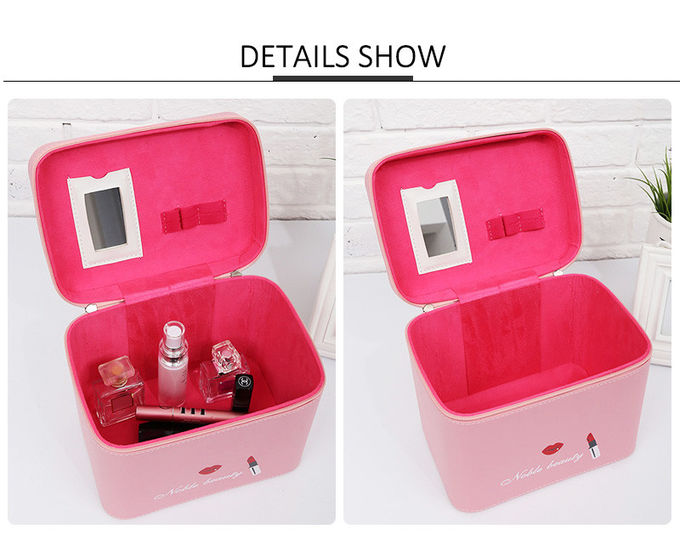 Large Capacity Multifunctional Women PU Make Up Bag