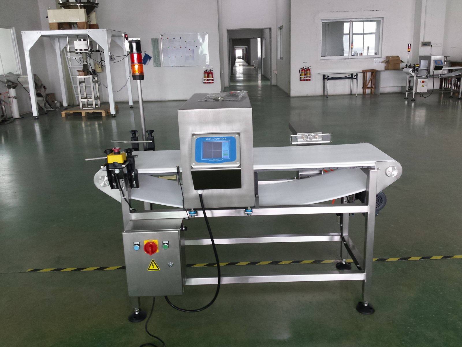 metal detector for small food product inspection(Touch screen design)