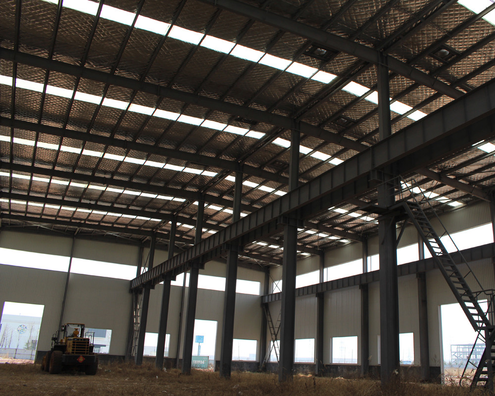 Industrial Wind Resistant Prefab Q345 Steel Frame Warehouse Construction
