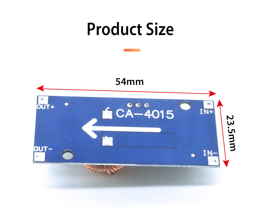 CA-4015 5A DC-DC step down board 4~38V high power Low ripple far beyond LM2596 XL4015E power supply module