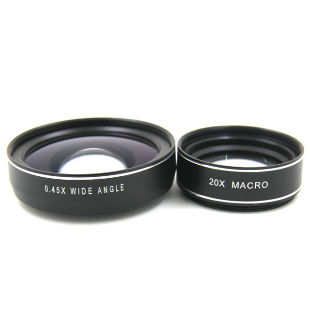 Professional Fisheye Macro Wide Angle And Telephoto Phone Lenses 2 In 1 Design