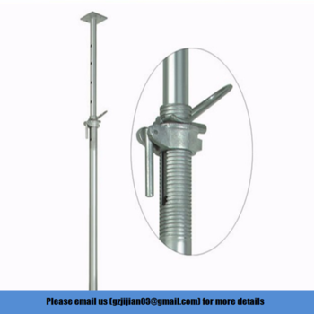 Guangzhou factory Push-pull Metal Props Scaffolding Shoring Adjustable Steel Prop