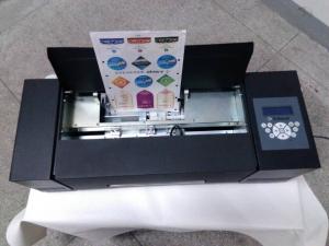 Buy cheap A4 Size Paper Sticker Cutter Auto Feeding System For Food/Wine Labels Making product
