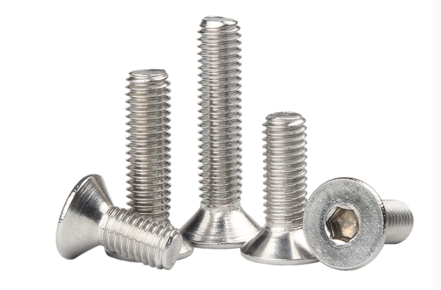 Hex Socket Flat Countersunk Head Cap Screw DIN7991 , Metric Tread Type