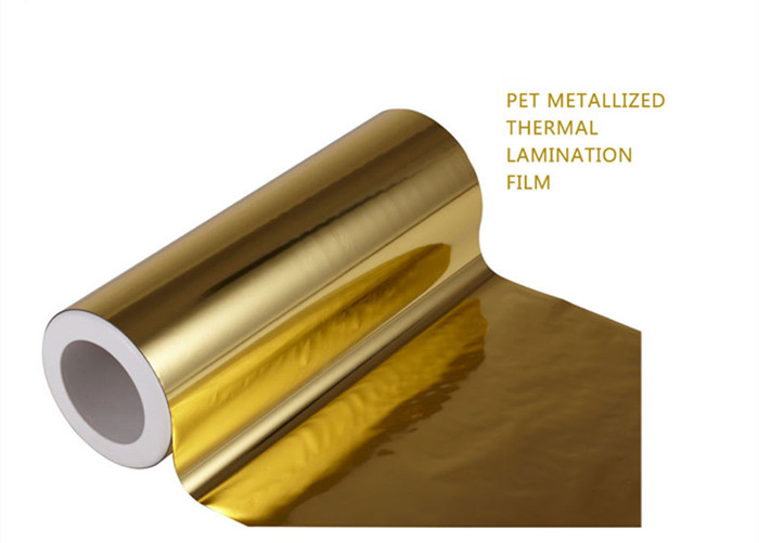 Gold Metallized PET Film For Laminated Paper Suitable For Laminating Machines
