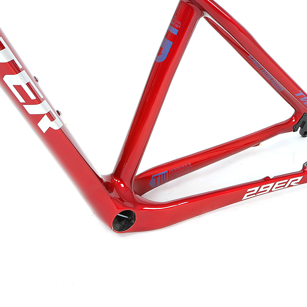 LEOPARD Pro T800 Thru Axle MTB Frame 29er Full Suspension 148mm Red