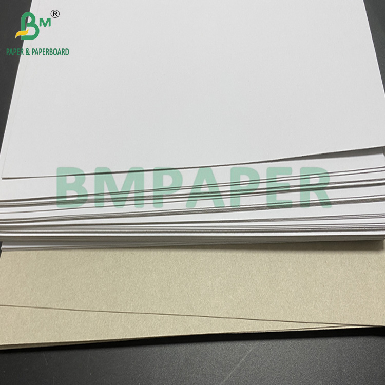 400gsm GD1 GD2 Duplex Paper Print With Offset And Flexo High Quality C1S White Coated Grey Back
