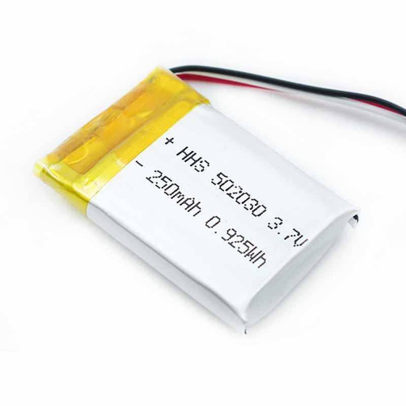 PL502030 3.7V 250mAh Lithium Ion Battery Pack 1C Discharge