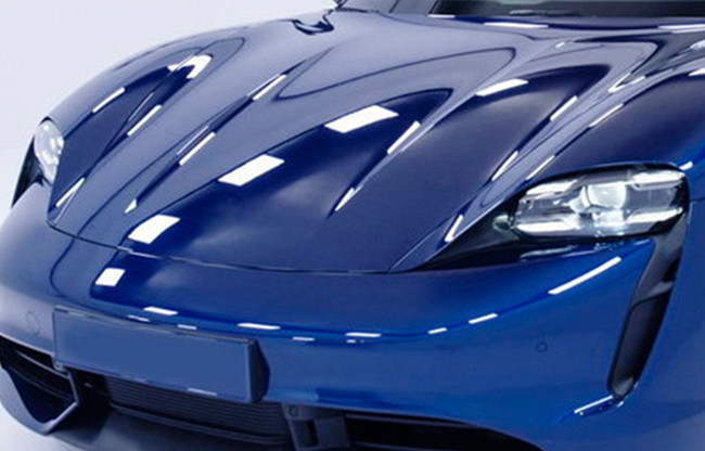 Gloss Glare Blue Car Wrap Film Water Resistant And UV Protected