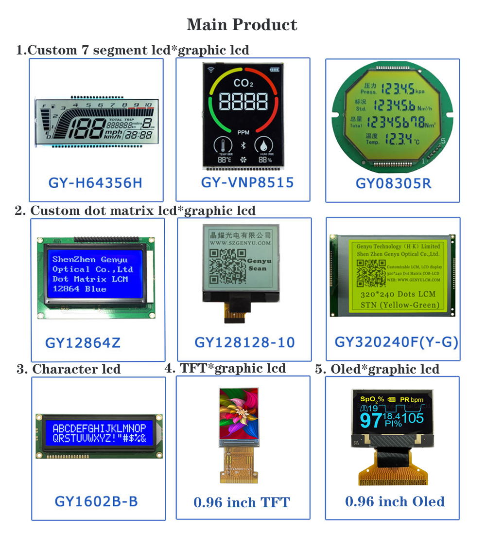 69.48 x 36.00 x 8.60 mm Module Size Custom Inverter LCD TN 7-Segment LCD Display with HT1621 Drive IC and Removable Design