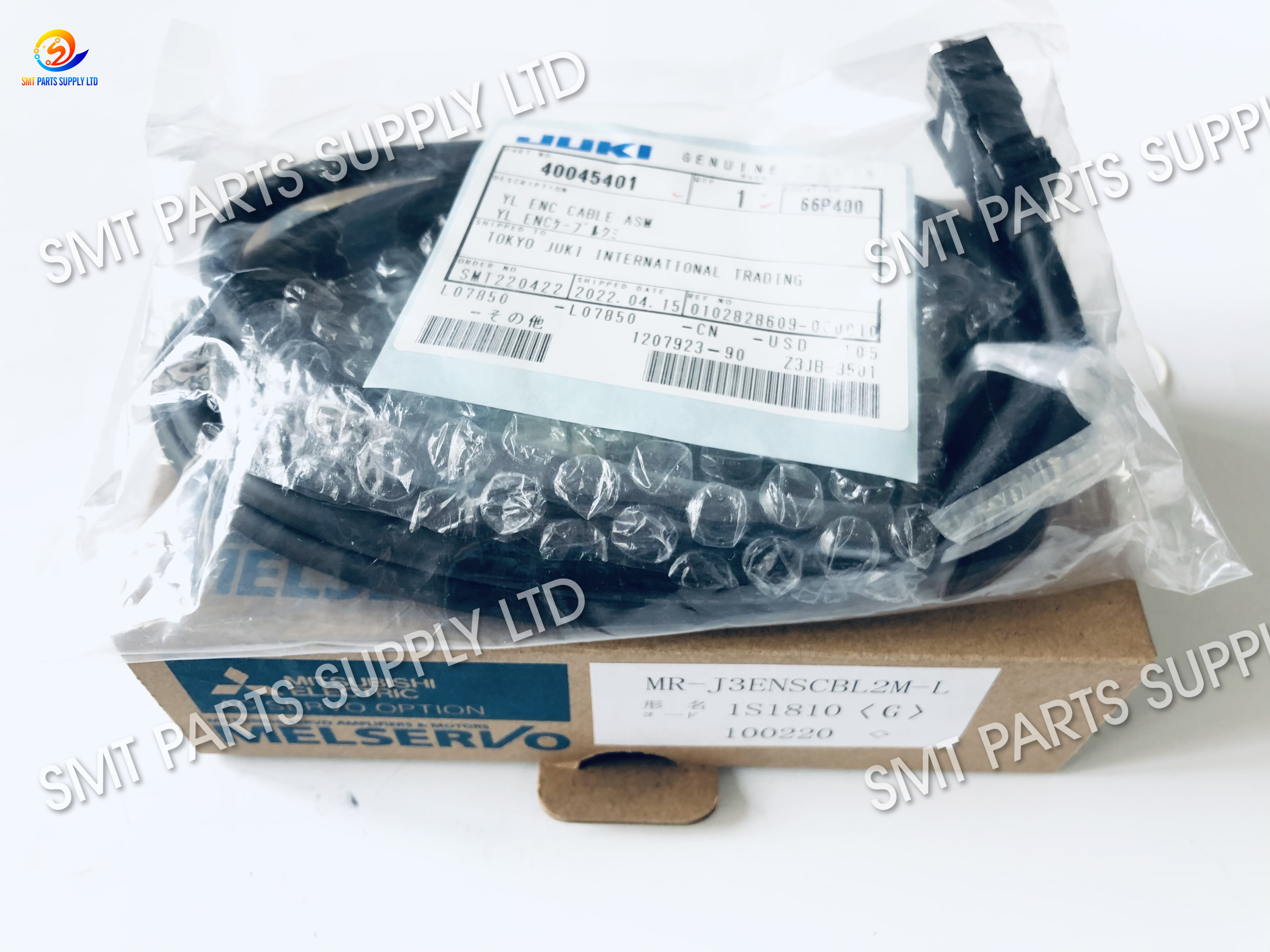 JUKI YL ENC Cable ASM 40045401 MITSUBISHI MR-J3ENSCBL2M-L