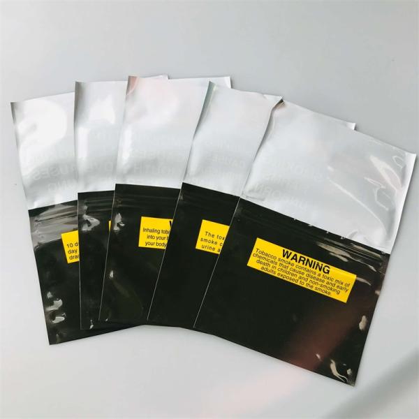 Customized Tobacco Packaging Bag Tobacco Pouch with Zipper Seal