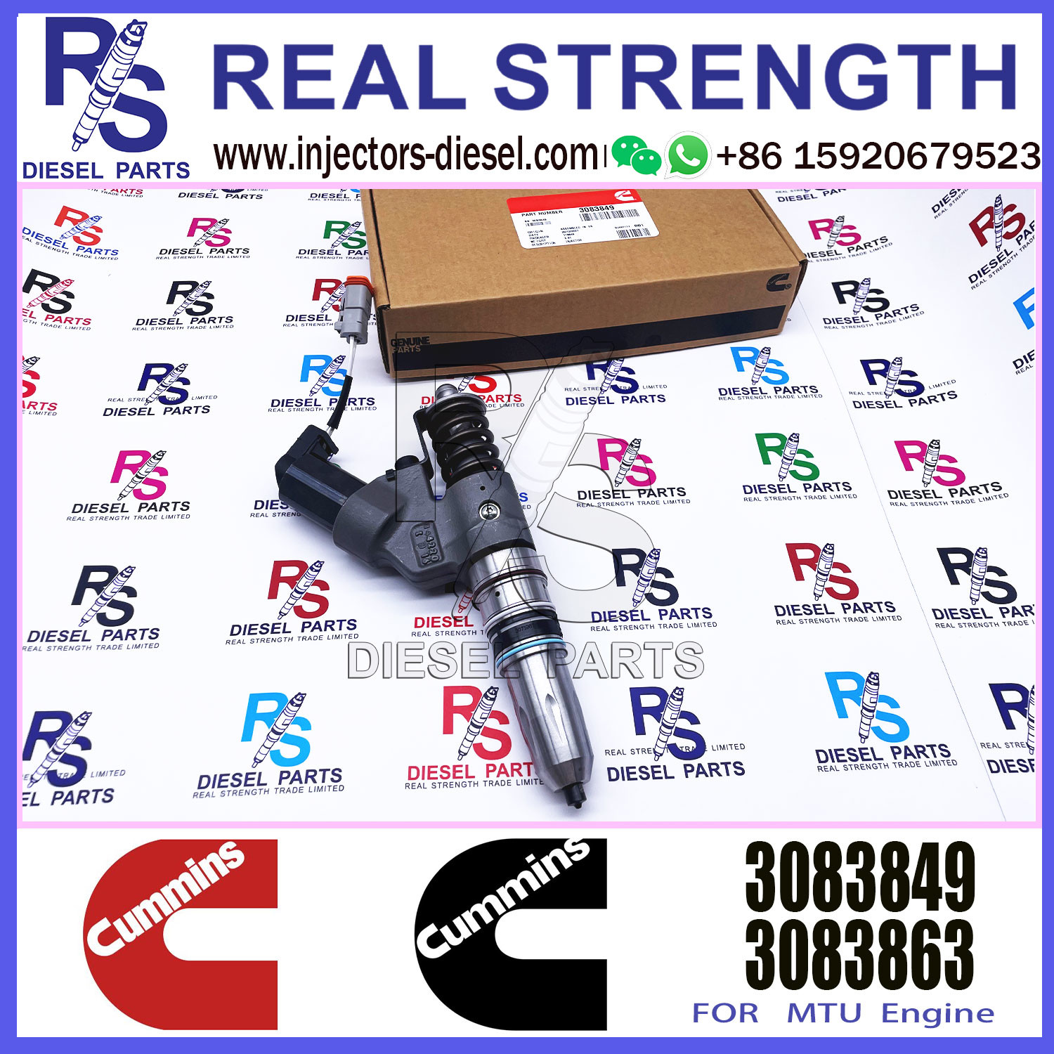 Fuel Injector 3609925 3083849 3087772 3095731 3083863
