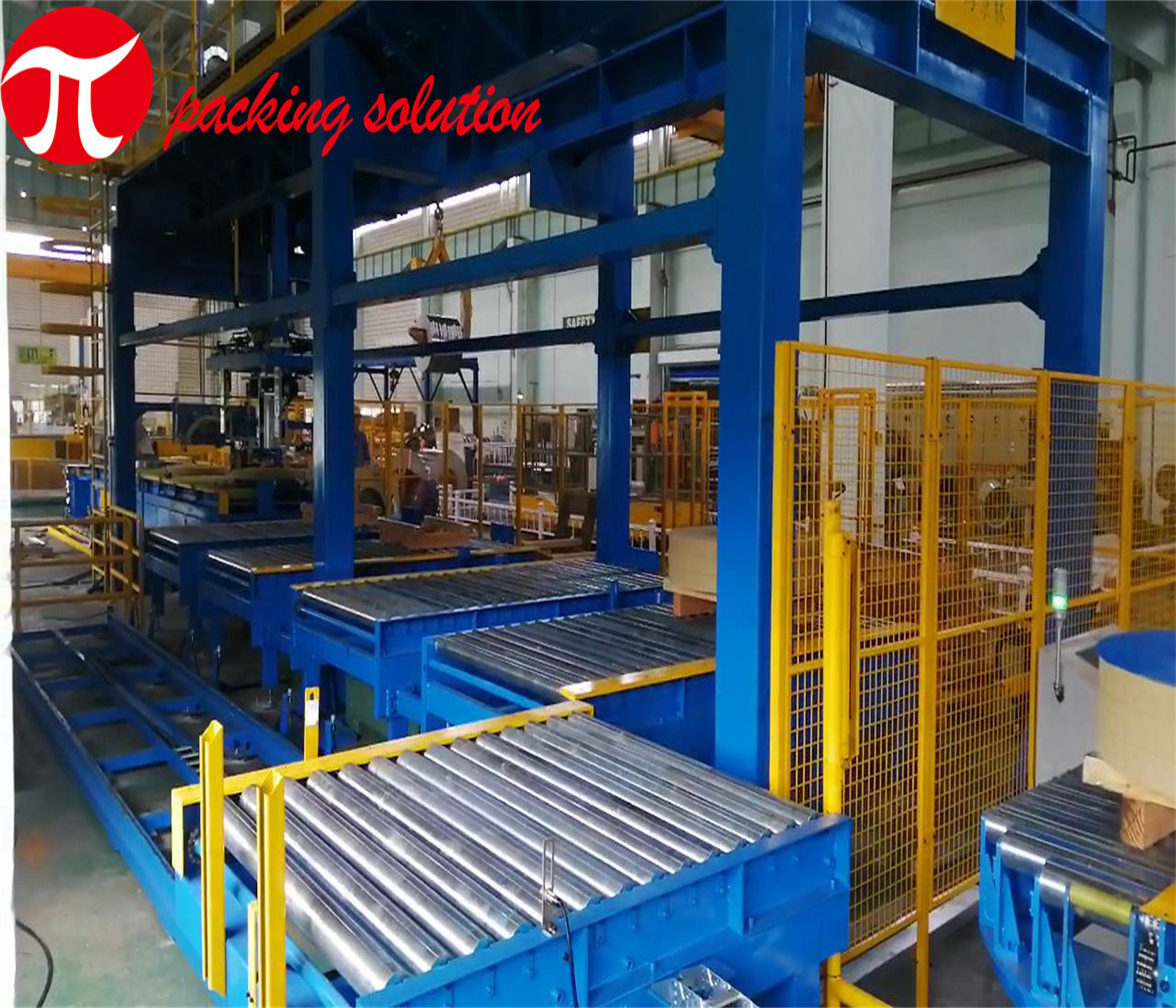 Horizontal Coil Wrapping Machine Width 70mm-300mm 380V For Metallurgical Industries