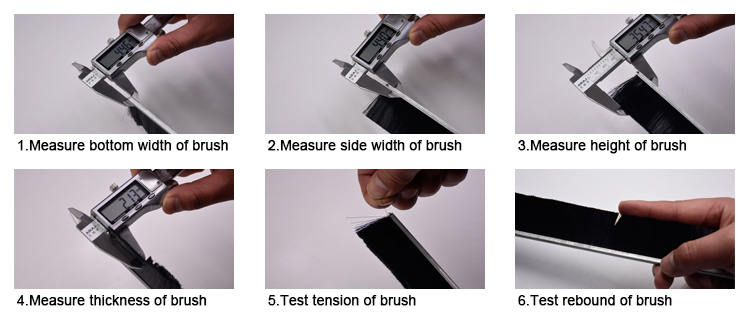 High Density Garage Door Draught Excluder Brush For Sliding Sash Window