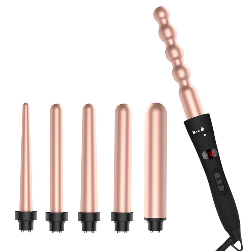 PTC Heater Automatic Lcd Hair Curler 6 Head Changer Iron Ulta Curling Wand
