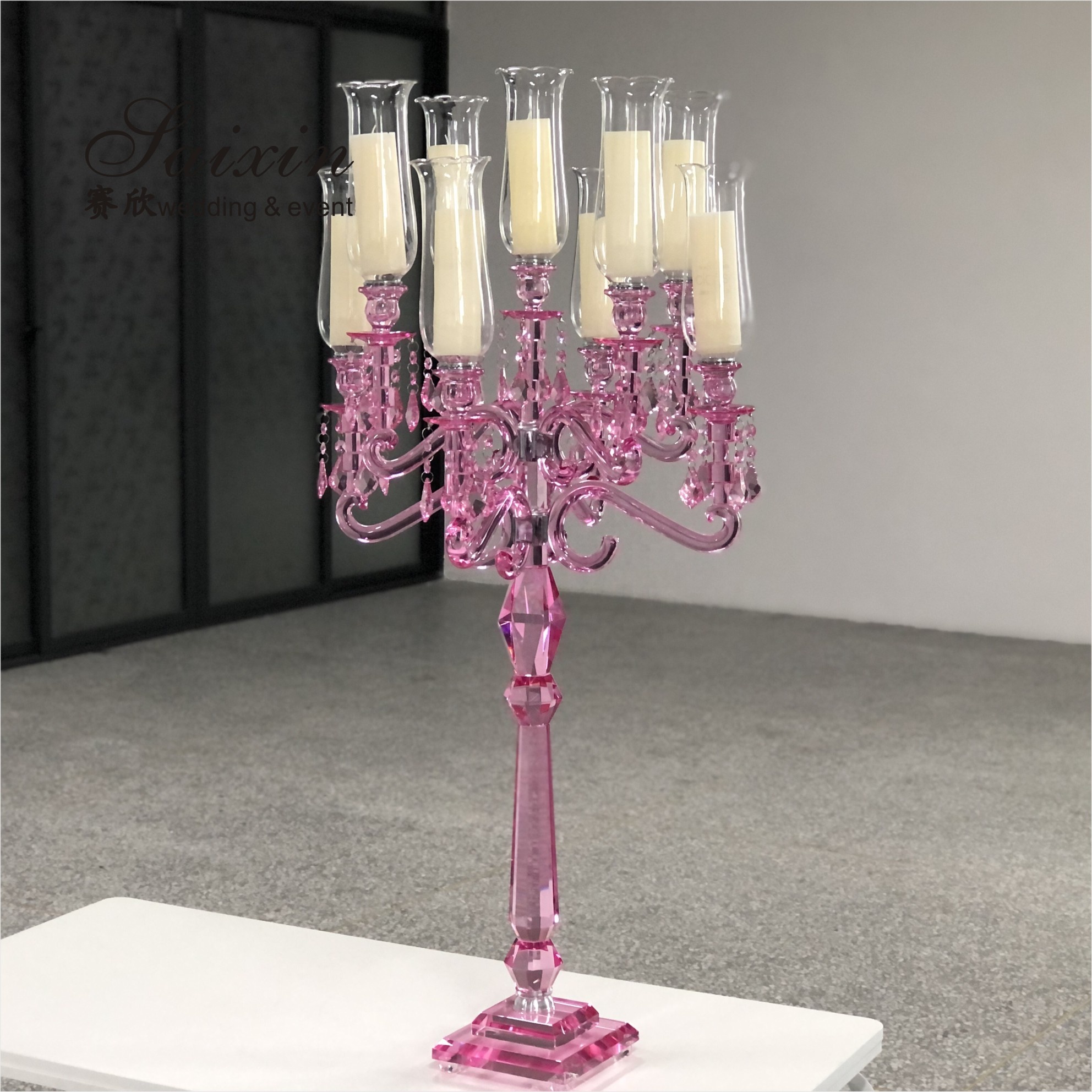 Crystal Wineglass Luxury Wedding Table Decoration Clear Glass Crystal Wedding Cup Red Wine Glass