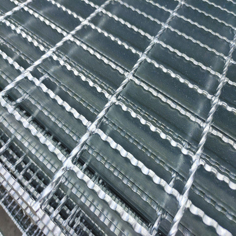 Thickness 6mm Serrated Steel Grating Q235 Carbon