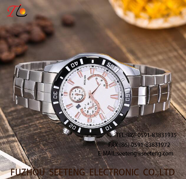 ALLOY WATCH QUARTZ WATCH METAL CASE AND METAI WATCH BAND FASHION WATCH BUSINESS WATCH CONCISE STYLE