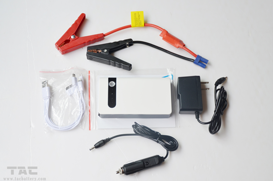 Camping Mobile Phone Back up jump starter booster pack with Torch