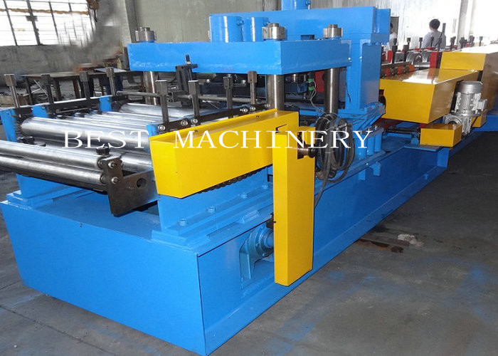 C And Z Purlin Automatic Roll Forming Machine For Steel Channel Quick Change
