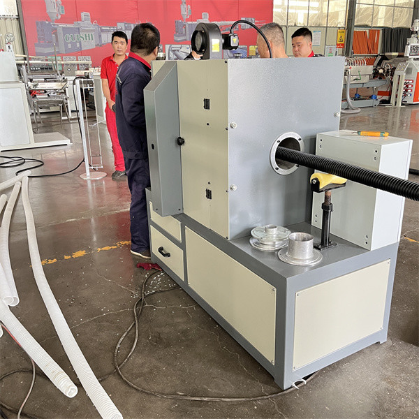 Fully Automatic Spiral Pipe Extrusion Line High Capacity PVC Hose Extruder