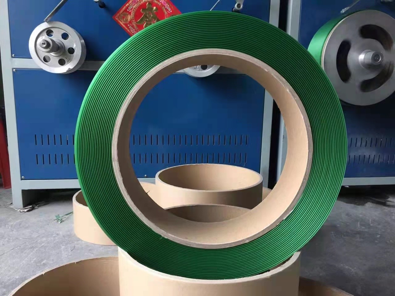 Plastic PET Recycling Plant 150m/min Linear Speed PET Strap Making Machine