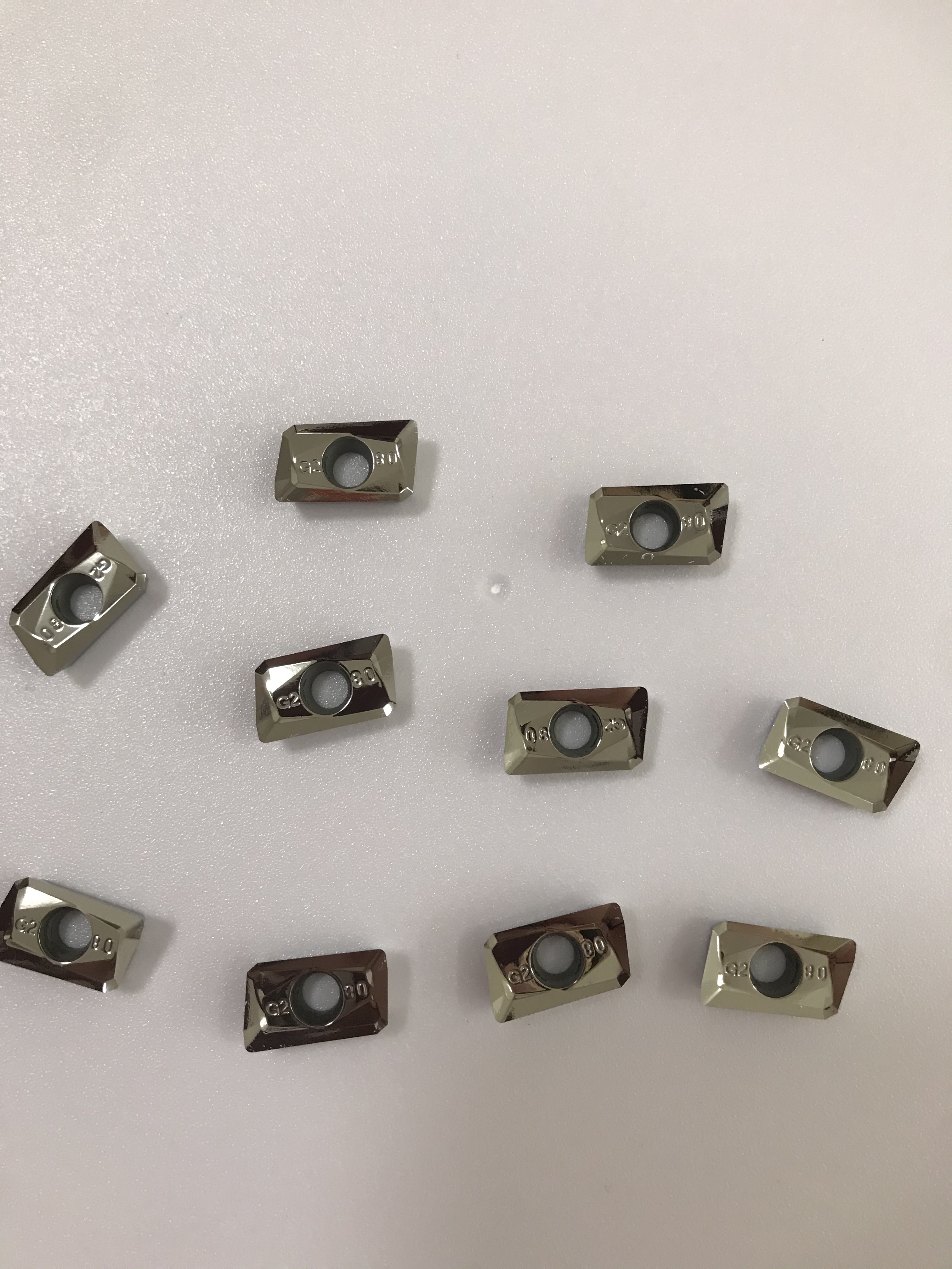 CNC Apkt1604 Carbide Inserts , Polished Insert For Aluminum