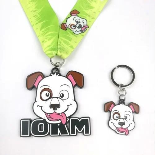 Dog Events 10KM Running Race Cartoon Personalized Medal Zinc Alloy Highly