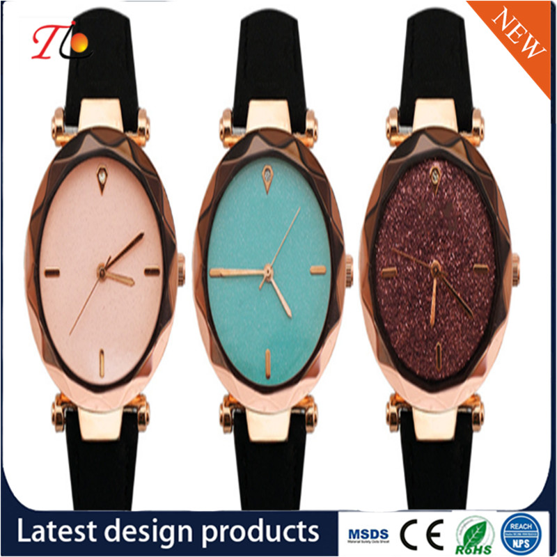 Wholesale Women's Watches PU Watch Band Alloy Case PU Watches Color Dial with Diamond Fashion Watch