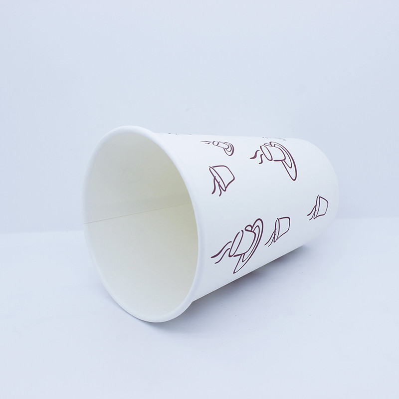 Custom Takeaway Eco Friendly Paper Coffee Cups With Lids For Hot Drinks 12oz