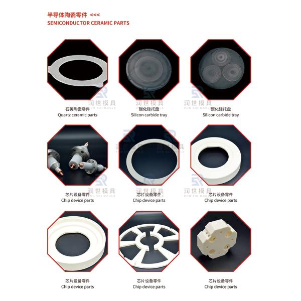 Corrosion Resistant Zirconia Ceramic Sealing Valves Semiconductor Components