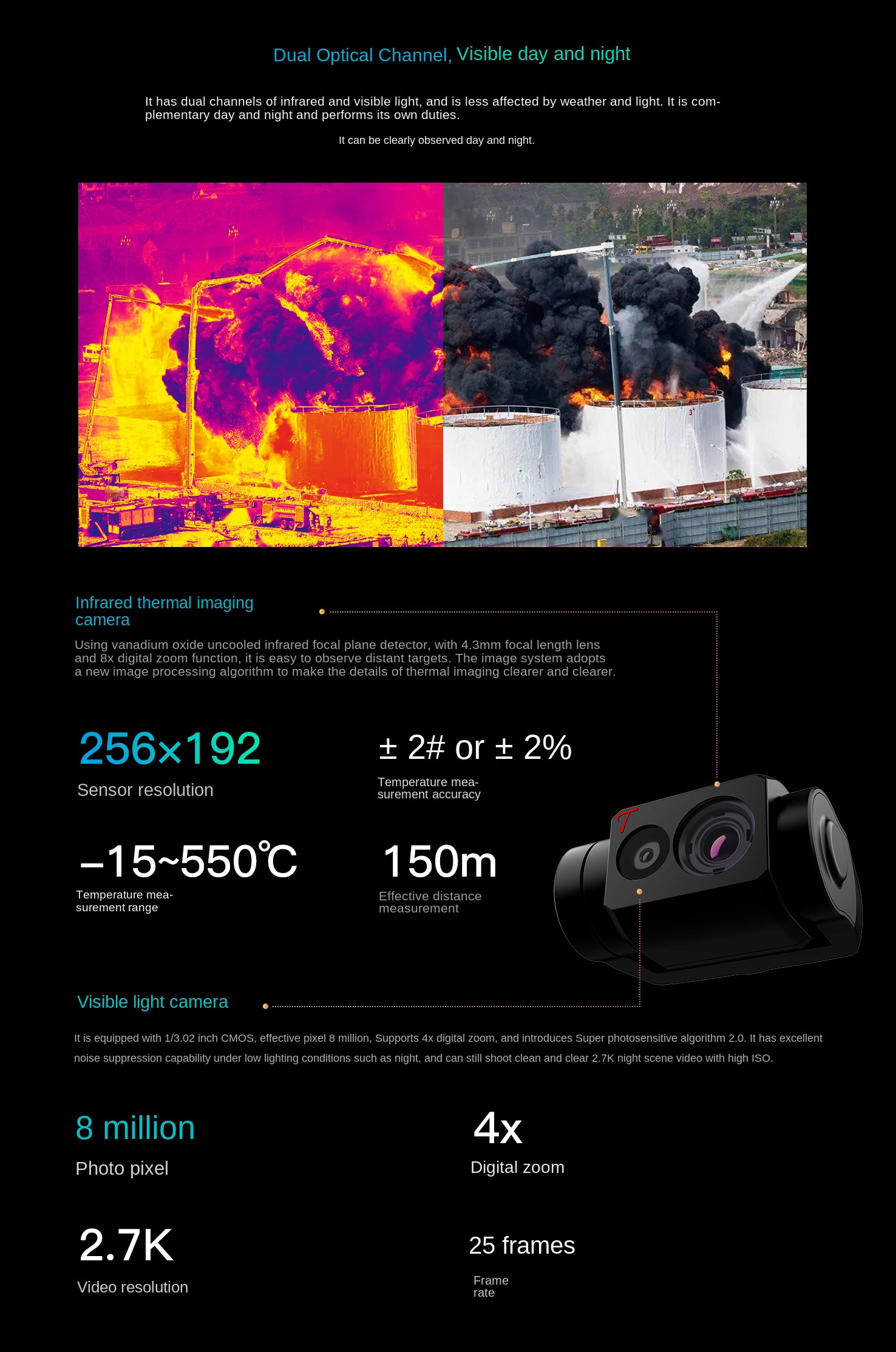 1080P 10km Industrial Grade Drone Foldable Drones For Industrial Use