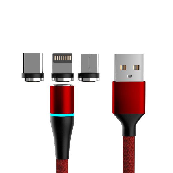 Aluminum Alloy Magnetic Fast Charge Magnetic Cable , High Speed Charging Data