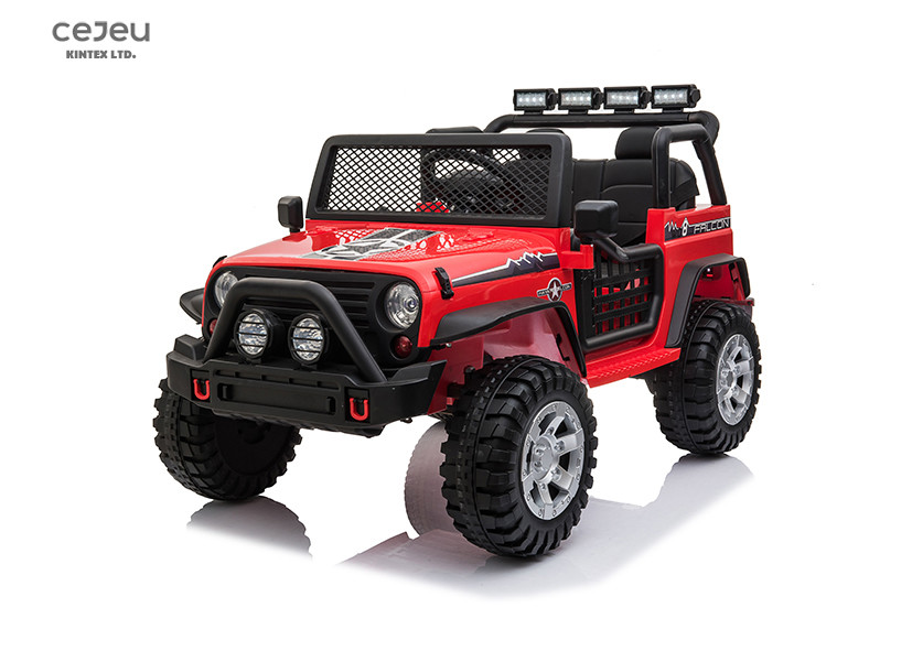 Iron 2 Seater Battery Operated Jeep EN62115 Electronic Steering