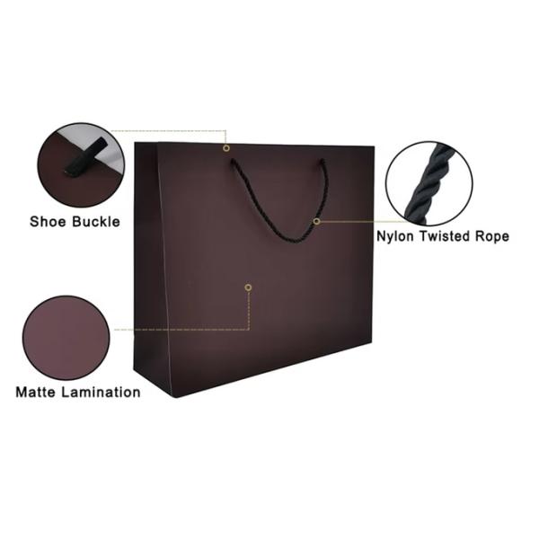 XL Packaging Premium Gifting Experiences Brown Luxury Shopping Tote Bags Large Paper Gift Bags With Logo Minimalist Design Textured Finish Versatile