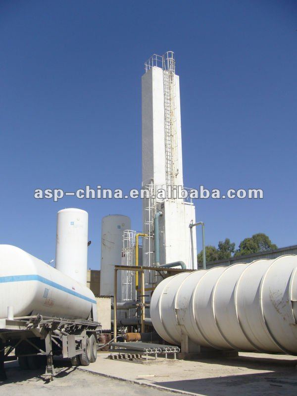 KDON-1000Y Liquid Oxygen Manufacturing Plant 10ppm O2 Liquid Plant 9 Bars