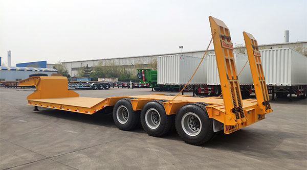 CIMC Lowbed Low Loader Semi Trailer for Sale in Senegal