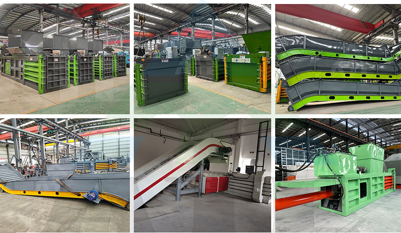 60T-200T Horizontal Cardboard Baler Recycling Baler Machine