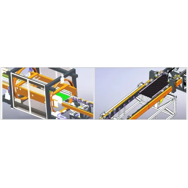 Power Transformer Fin Welding Cooling Automatic Production Line - High-speed equipment for manufacturing coolers - Plate Cooling Production Line
