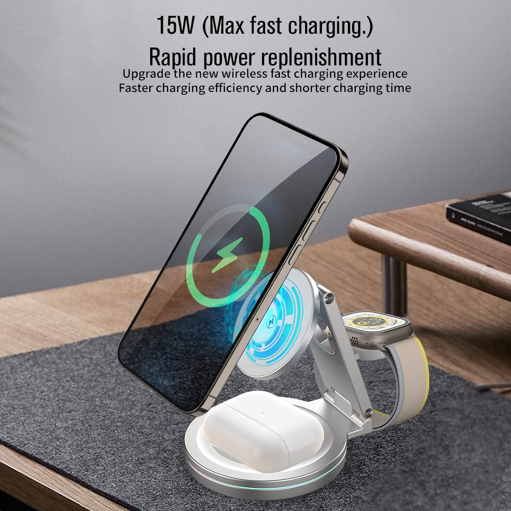 100-205KHZ Working Frequency QI Wireless Charger for Samsung ≥75% Charging Efficiency